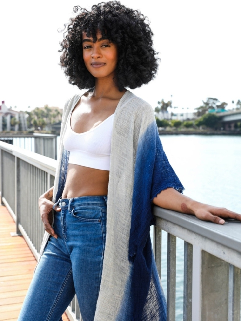Boho Chic Ombre Kimono